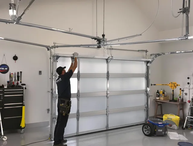 Bay Village Garage Door Repair certified team performing precision garage door installation in Bay Village