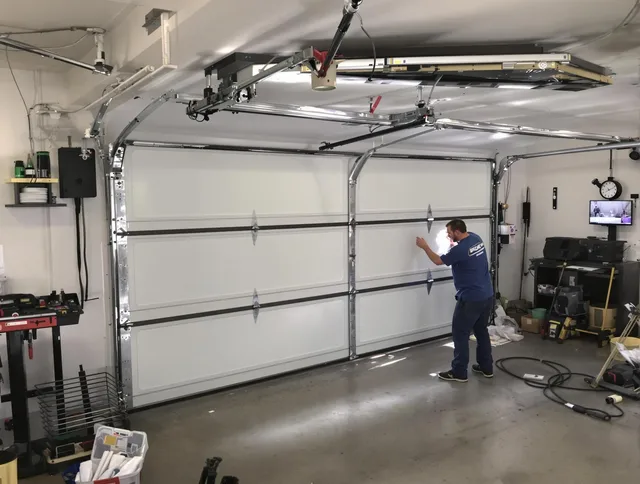 Professional garage door repair service by Bay Village Garage Door Repair in Bay Village