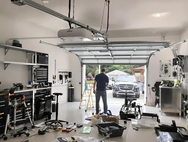 Garage door opener installation by Bay Village Garage Door Repair in Bay Village