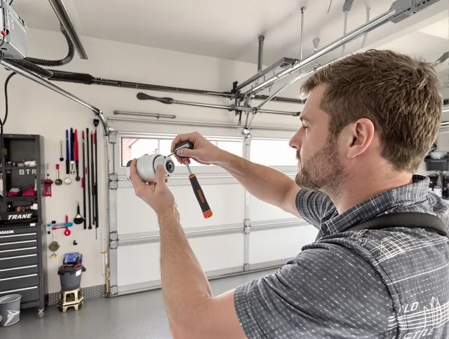 Garage door opener repair service by Bay Village Garage Door Repair in Bay Village